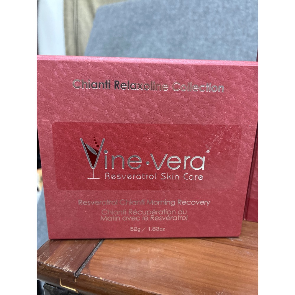 Vine Vera Resveratrol Chianti Morning Recovery Skincare Cream 52g 1.83oz New